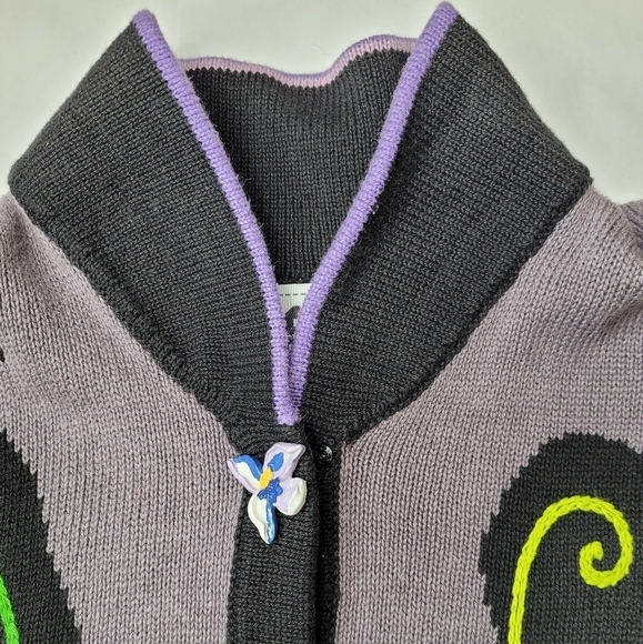 Storybook Knits Iris Cardigan Sweater 1X - Picture 6 of 11